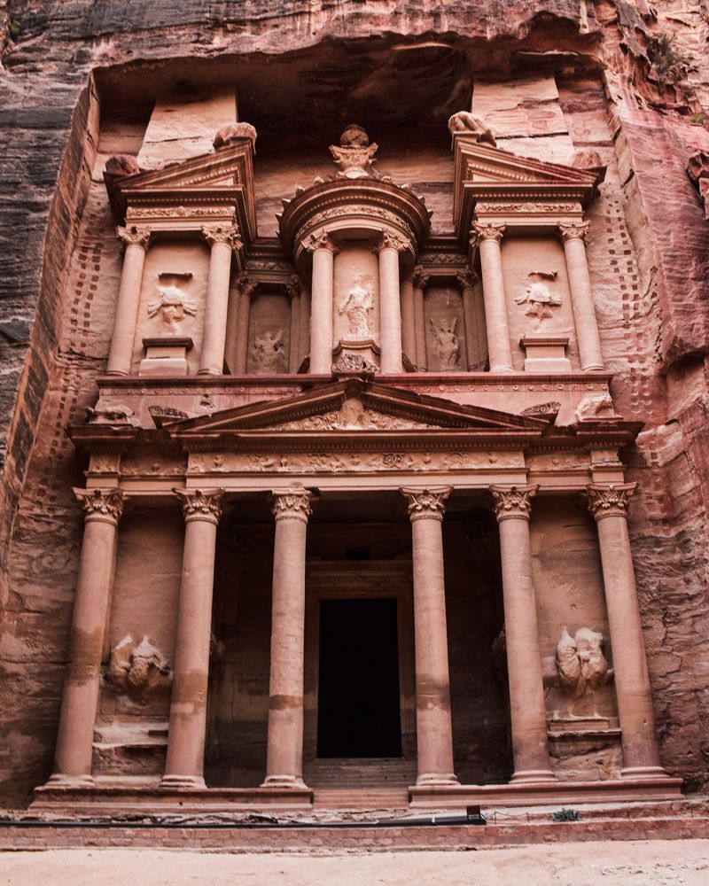 The Treasury (Al-Khazneh) in Petra, Jordan